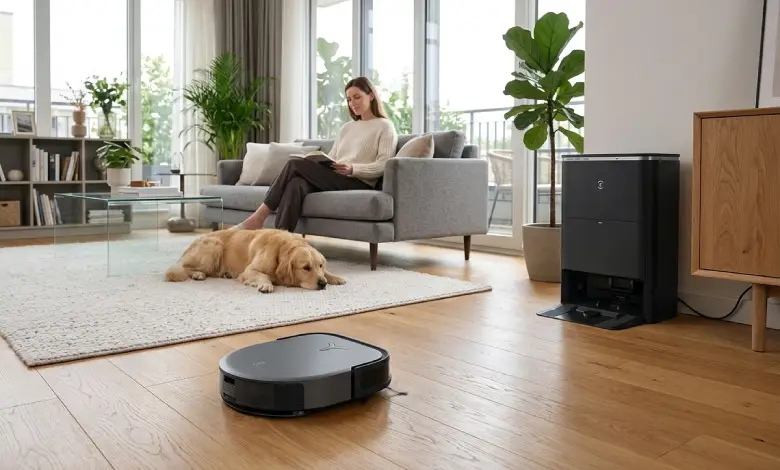 جارو رباتیک اکووکس مدل DEEBOT X5 PRO OMNI